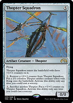 Magic the Gathering Card - Thopter Squadron - MTG Circle