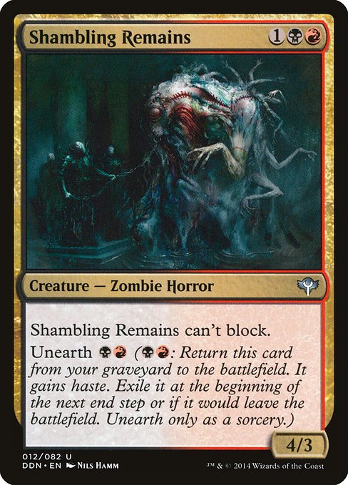 Magic the Gathering Card - Shambling Remains - MTG Circle