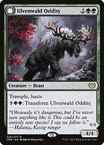 Magic the Gathering Card - Ulvenwald Oddity // Ulvenwald Behemoth - MTG Circle