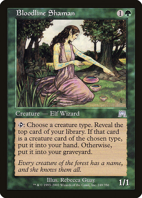Magic the Gathering Card - Bloodline Shaman - MTG Circle