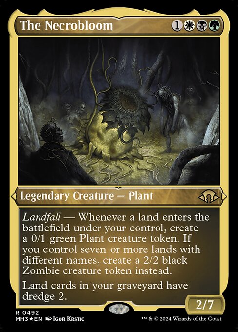 Magic the Gathering Card - The Necrobloom - MTG Circle