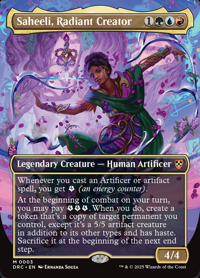 Magic the Gathering Card - Saheeli, Radiant Creator - MTG Circle