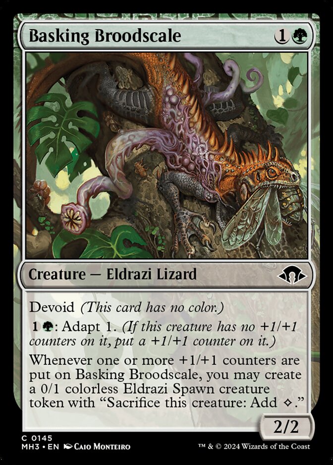 Magic the Gathering Card - Basking Broodscale - MTG Circle