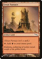 Magic the Gathering Card - Great Furnace - MTG Circle