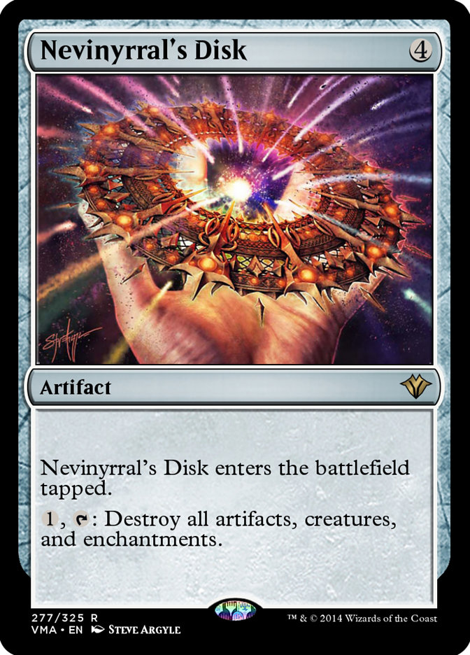 Magic the Gathering Card - Nevinyrral's Disk - MTG Circle