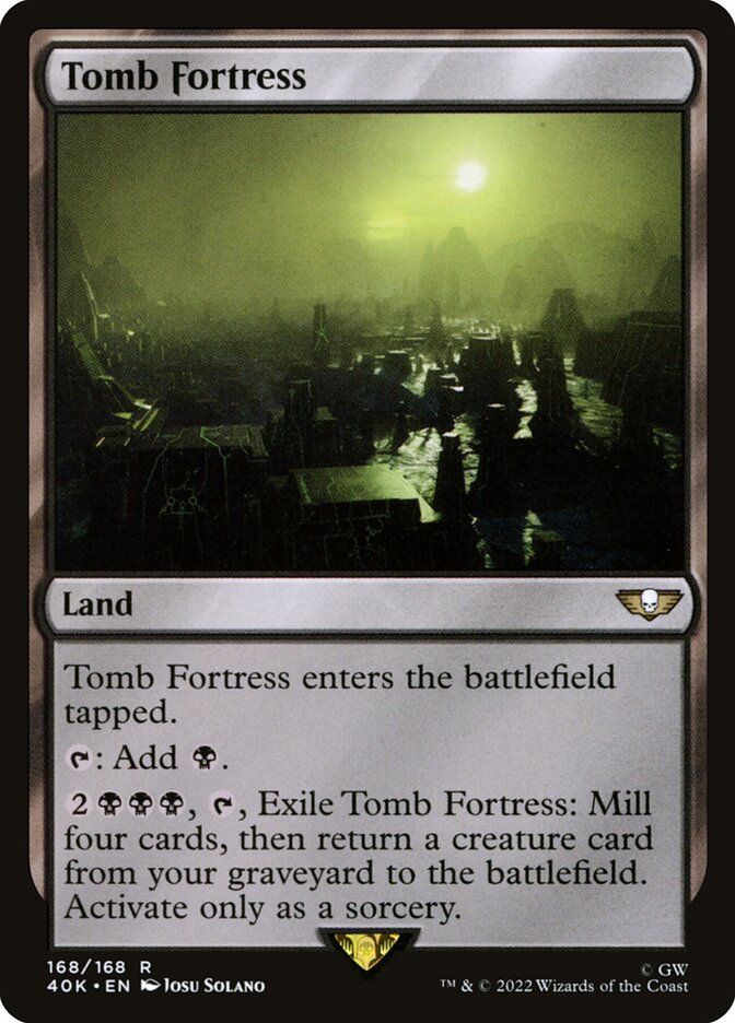 Magic the Gathering Card - Tomb Fortress - MTG Circle