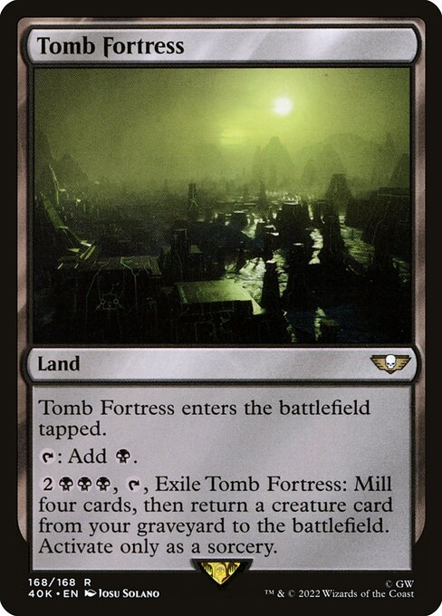 Magic the Gathering Card - Tomb Fortress - MTG Circle