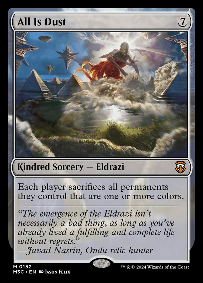 Magic the Gathering Card - All Is Dust - MTG Circle