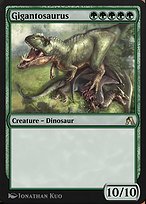 Magic the Gathering Card - Gigantosaurus - MTG Circle