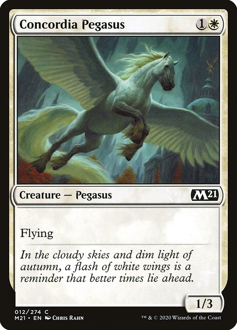 Magic the Gathering Card - Concordia Pegasus - MTG Circle