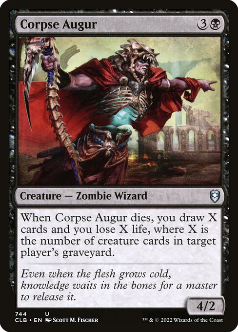 Magic the Gathering Card - Corpse Augur - MTG Circle