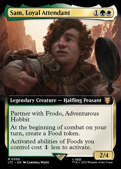 Magic the Gathering Card - Sam, Loyal Attendant - MTG Circle