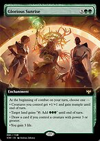 Magic the Gathering Card - Glorious Sunrise - MTG Circle