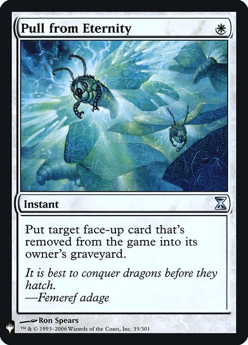 Magic the Gathering Card - Pull from Eternity - MTG Circle
