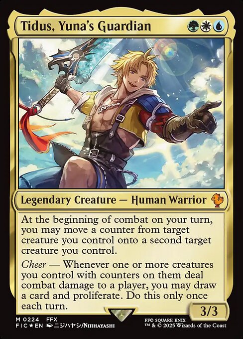 Magic the Gathering Card - Tidus, Yuna's Guardian - MTG Circle
