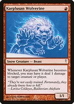 Magic the Gathering Card - Karplusan Wolverine - MTG Circle