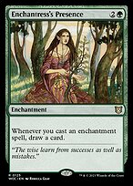 Magic the Gathering Card - Enchantress's Presence - MTG Circle