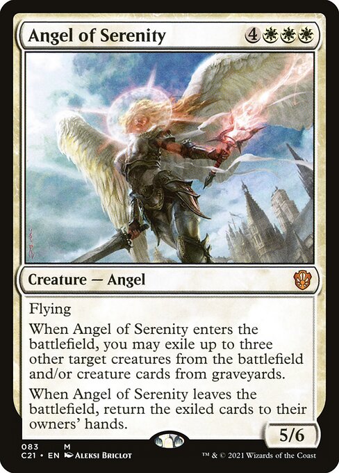Magic the Gathering Card - Angel of Serenity - MTG Circle