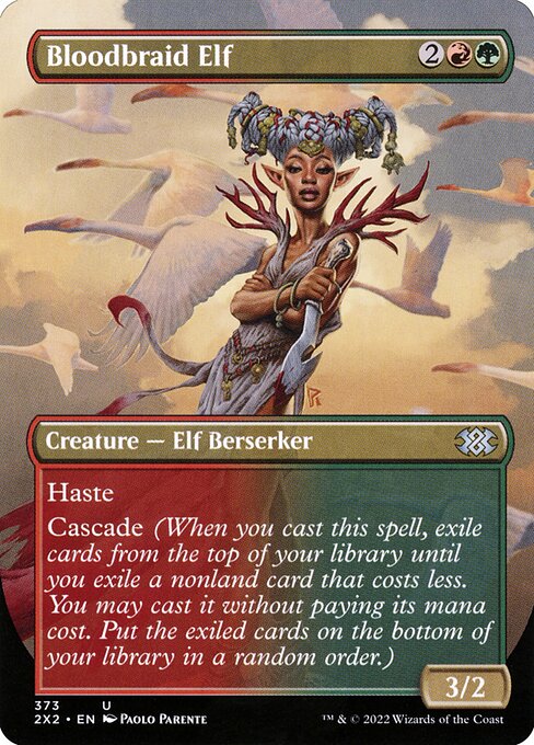 Magic the Gathering Card - Bloodbraid Elf - MTG Circle