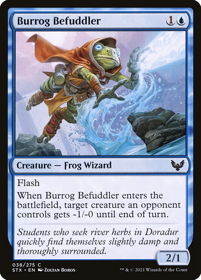 Magic the Gathering Card - Burrog Befuddler - MTG Circle