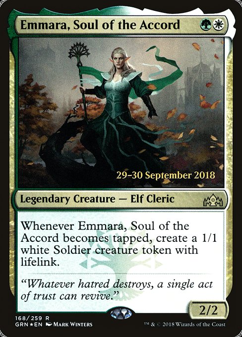 Magic the Gathering Card - Emmara, Soul of the Accord - MTG Circle