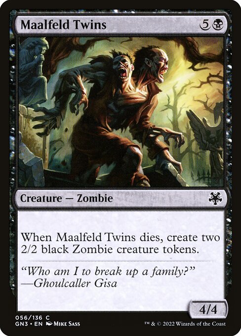 Magic the Gathering Card - Maalfeld Twins - MTG Circle