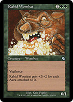 Magic the Gathering Card - Rabid Wombat - MTG Circle
