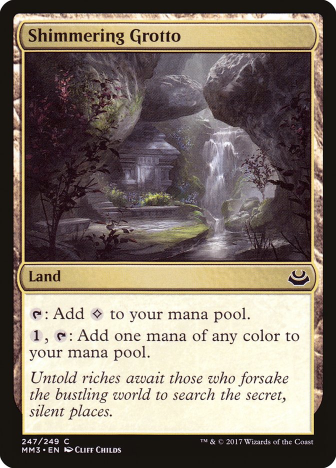 Magic the Gathering Card - Shimmering Grotto - MTG Circle