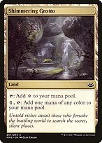 Magic the Gathering Card - Shimmering Grotto - MTG Circle