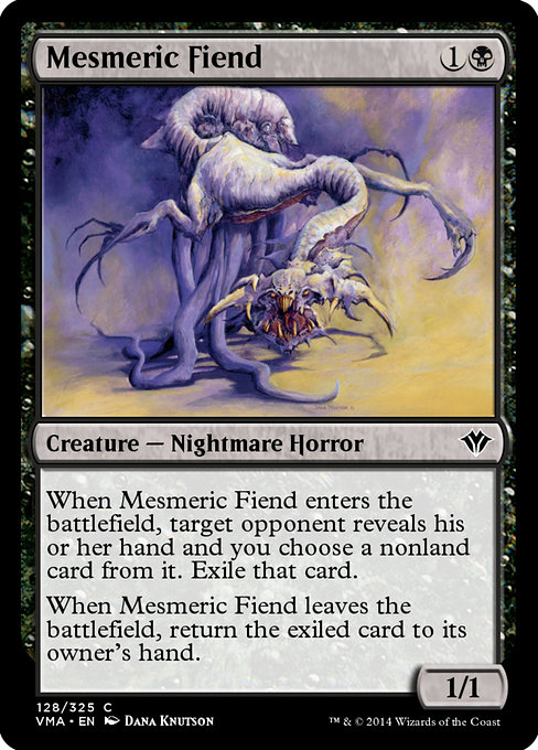 Magic the Gathering Card - Mesmeric Fiend - MTG Circle