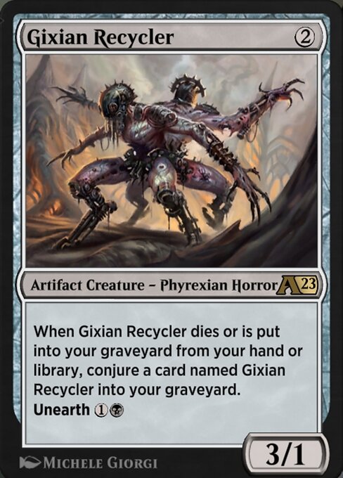Magic the Gathering Card - Gixian Recycler - MTG Circle