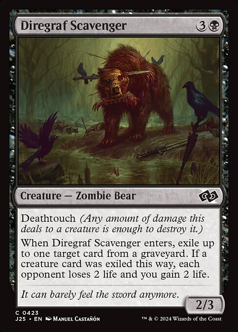 Magic the Gathering Card - Diregraf Scavenger - MTG Circle