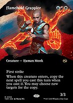 Magic the Gathering Card - Flamehold Grappler - MTG Circle