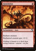 Magic the Gathering Card - Immolation - MTG Circle