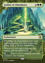 Magic the Gathering Card - Leyline of Abundance - MTG Circle