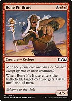 Magic the Gathering Card - Bone Pit Brute - MTG Circle