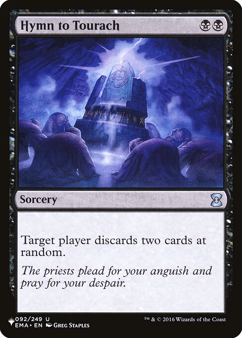 Magic the Gathering Card - Hymn to Tourach - MTG Circle
