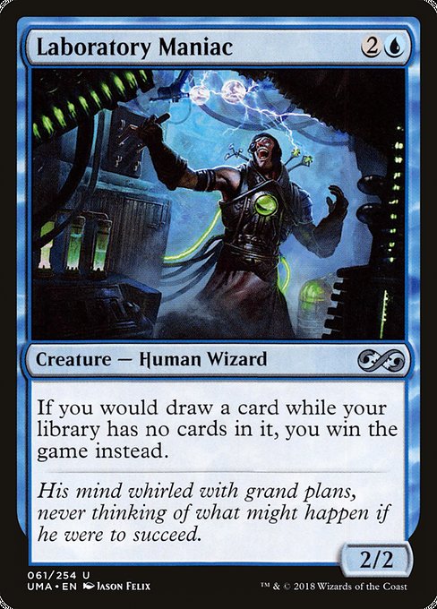 Magic the Gathering Card - Laboratory Maniac - MTG Circle