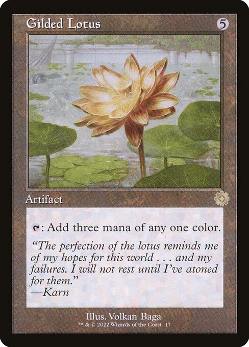 Magic the Gathering Card - Gilded Lotus - MTG Circle