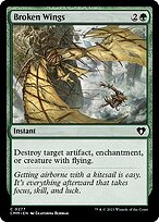 Magic the Gathering Card - Broken Wings - MTG Circle