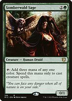 Magic the Gathering Card - Somberwald Sage - MTG Circle