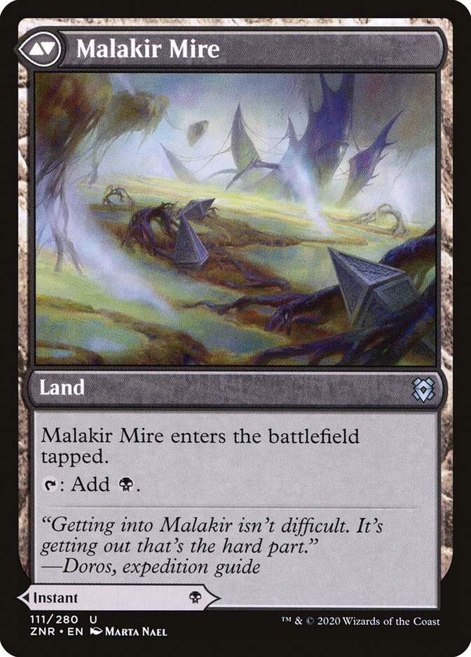 Magic the Gathering Card - Malakir Mire - MTG Circle