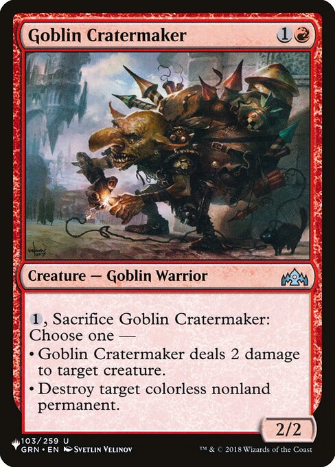 Magic the Gathering Card - Goblin Cratermaker - MTG Circle