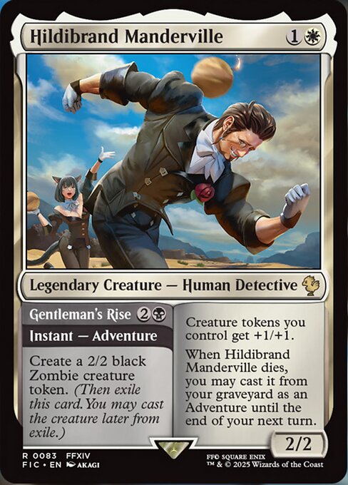 Magic the Gathering Card - Hildibrand Manderville // Gentleman's Rise - MTG Circle