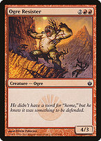 Magic the Gathering Card - Ogre Resister - MTG Circle