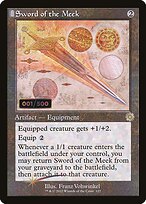 Magic the Gathering Card - Sword of the Meek - MTG Circle