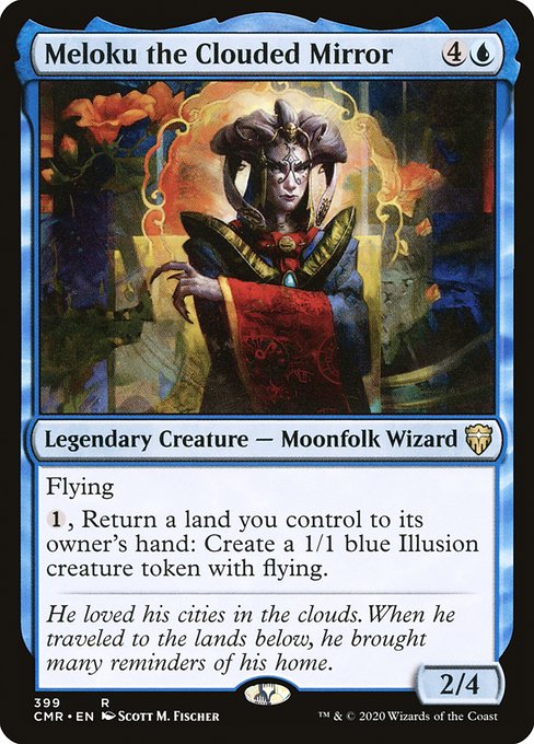 Magic the Gathering Card - Meloku the Clouded Mirror - MTG Circle