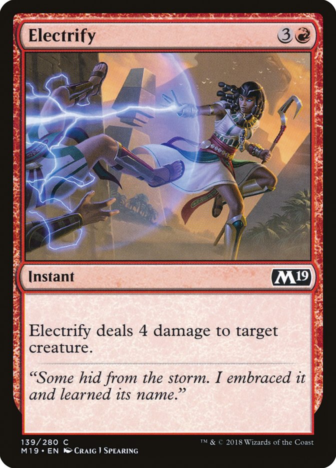 Magic the Gathering Card - Electrify - MTG Circle