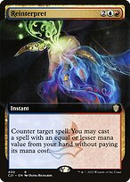 Magic the Gathering Card - Reinterpret - MTG Circle