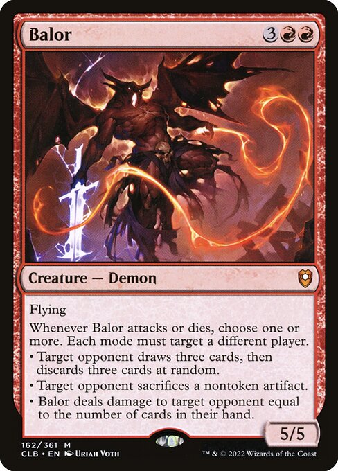 Magic the Gathering Card - Balor - MTG Circle